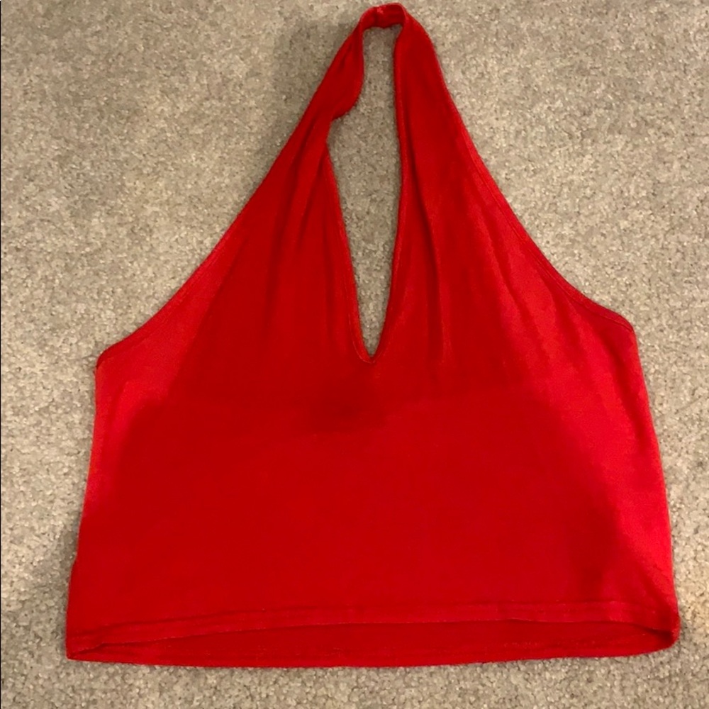 ✨Red Halter Top